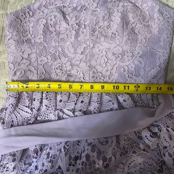 NWT Nordstrom French Connection lavender lace sleeveless dress Size 6/8 - Picture 8 of 9